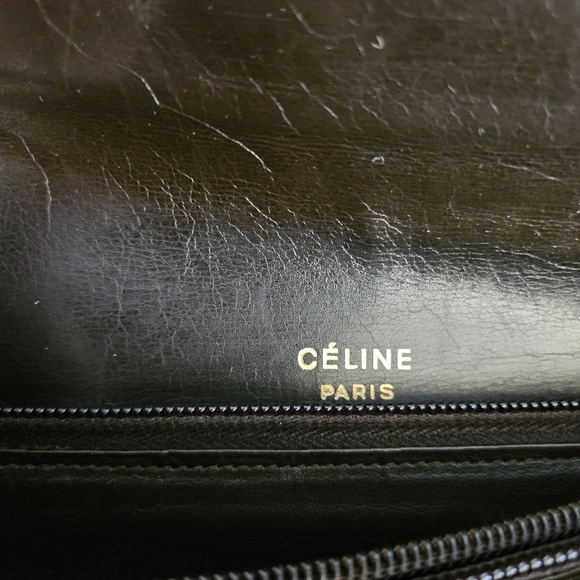 RARE AUTHENTIC Vintage Celine Tripple horsebit logo . - Picture 5 of 13
